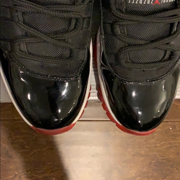 Air Jordan 11 XI Bred 2001 Sz 11.5 - Picture 3 of 9